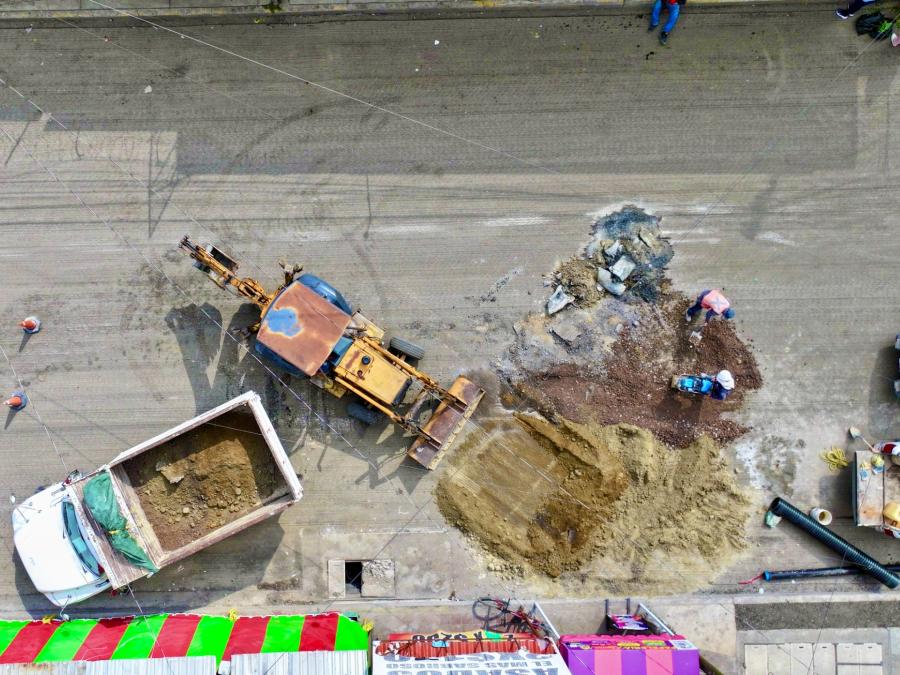 Gobierno Estatal denuncia falta de planeación de Agua de Puebla al destruir calles pavimentadas