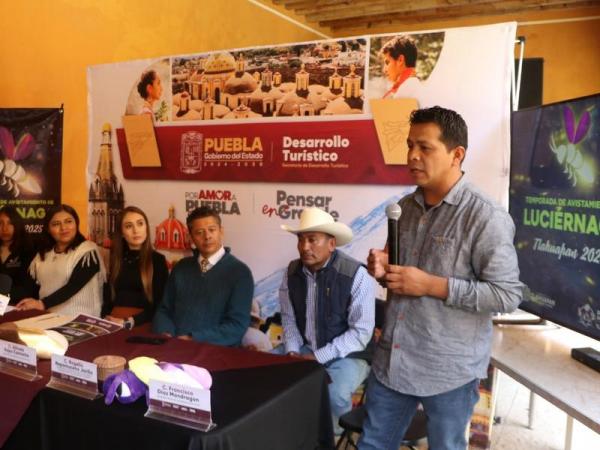 Presentan temporada de la Luciérnaga, Tlahuapan 2025