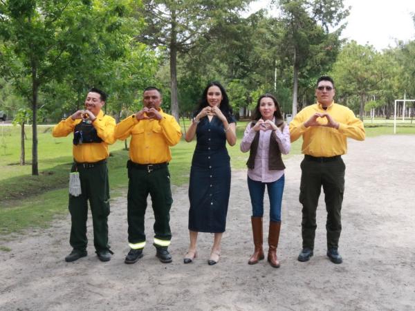 Brigadistas poblanos reforzarán seguridad ambiental global en Canadá: Rebeca Bañuelos