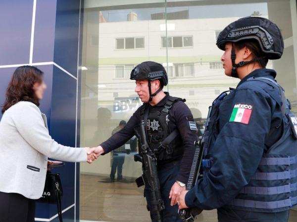 Acompañamiento Bancario de la Policía Estatal disponible para cuentahabientes: SSP