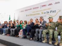 Con desarme voluntario, Gobierno federal y estatal impulsan construcci&oacute;n de la paz