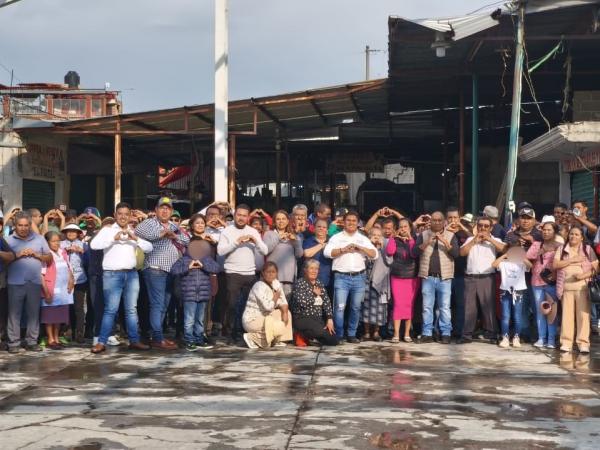 Con Obra Comunitaria dignifican mercado “El Hoyo” en San Martín Texmelucan