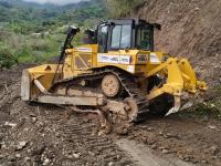 Reconstruye Gobierno de Puebla carretera en Pahuatl&aacute;n por derrumbe menor