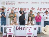 Federaci&oacute;n y estado garantizan apoyo total a familias afectadas por lluvias at&iacute;picas