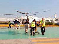 Con respuesta a&eacute;rea inmediata, gobierno poblano salva vida desde Iz&uacute;car de Matamoros