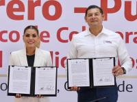 Puebla y Guerrero firman Convenio para construcci&oacute;n de la paz en zona lim&iacute;trofe