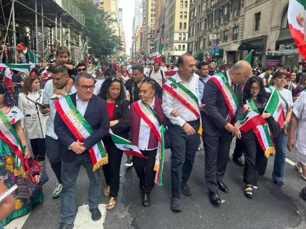 Gobierno del Estado estuvo presente en el Mexican Day Parade 2025 en Nueva York