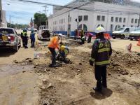 Atiende Protecci&oacute;n Civil y Bomberos del Estado fuga de gas