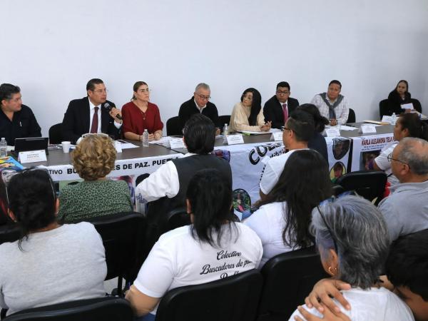 Presenta Gobierno de Puebla avances a madres buscadoras con sensibilidad en 5a reunión de trabajo