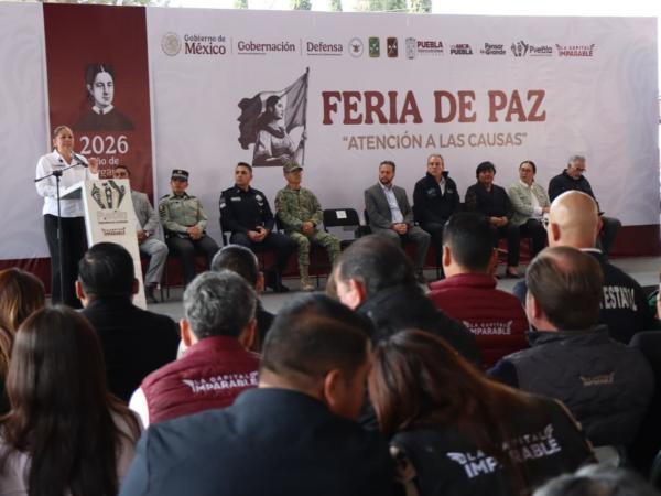 Feria de Paz en Totimehuacán refuerza el tejido social desde las comunidades