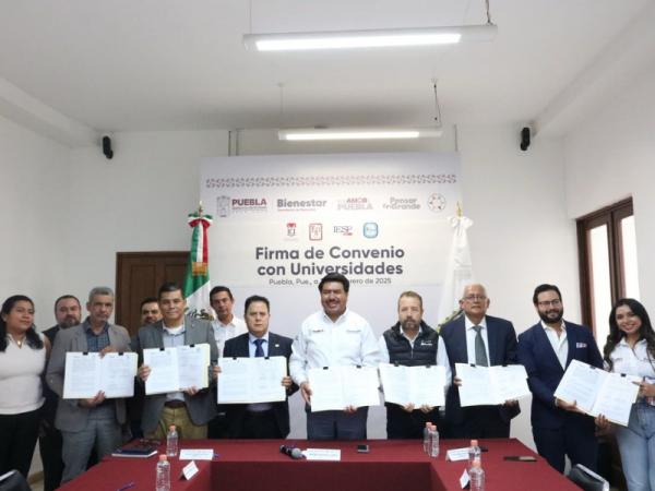 Universidades fortalecerán Programa de Obra Comunitaria