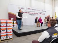 Beneficia SEP a escuelas de educaci&oacute;n b&aacute;sica con pintura e impermeabilizante