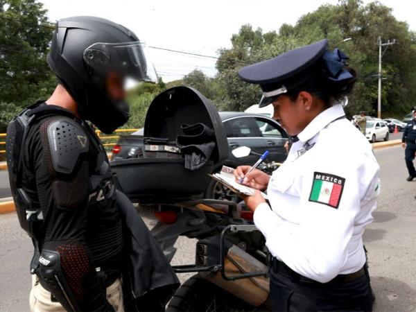 Con revisiones de motocicletas, inhibe SSP la comisión de delitos