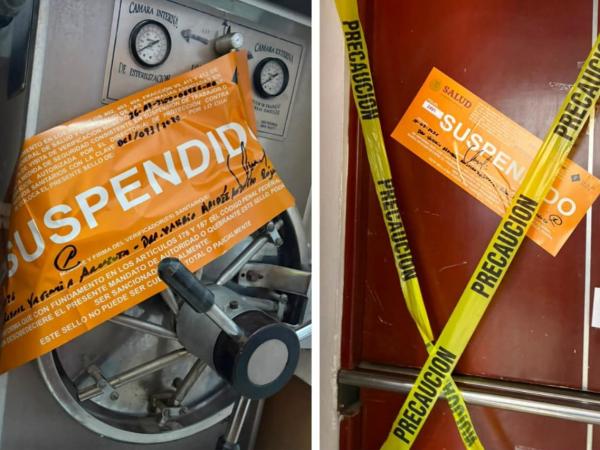 DPRIS garantiza servicios médicos seguros con suspensión de clínica
