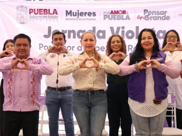 Para seguridad de todas y todos, Gobierno de Puebla impulsa Jornada Violeta